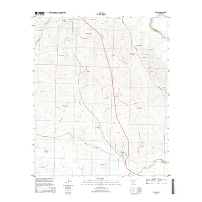 2014 Map of Louann, 2014 Print