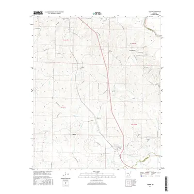 2017 Map of Louann, 2017 Print