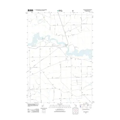 2012 Map of Loud Dam, 2012 Print