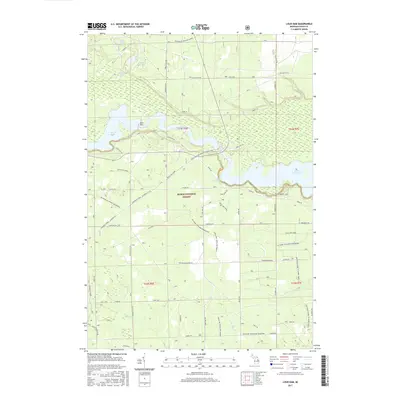 2017 Map of Loud Dam, 2017 Print