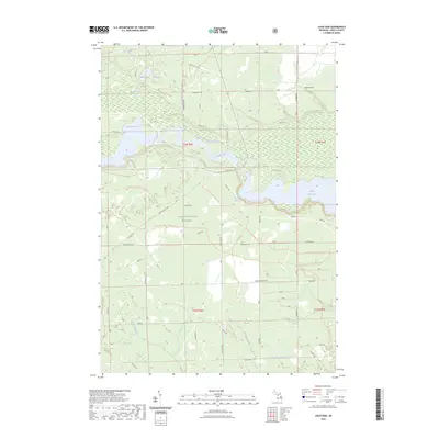 2023 Map of Loud Dam, 2023 Print