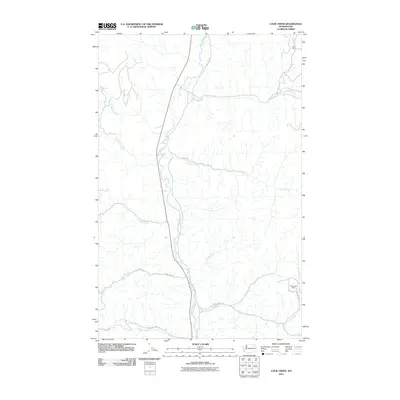 2011 Map of Louie Creek, 2011 Print