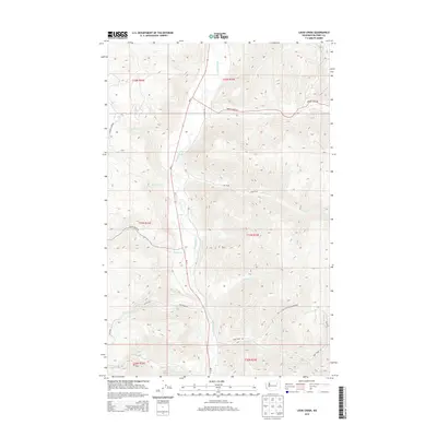 2014 Map of Louie Creek, 2014 Print