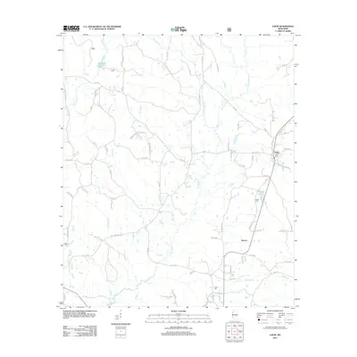2012 Map of Louin, 2012 Print