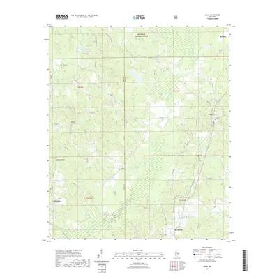 2021 Map of Louin, 2021 Print