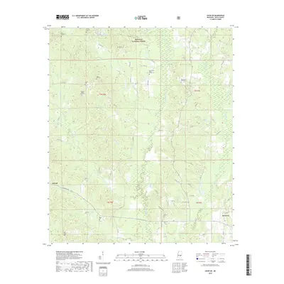 2018 Map of Louin SW, 2018 Print
