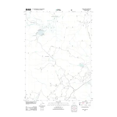 2012 Map of Louis Lake, 2012 Print