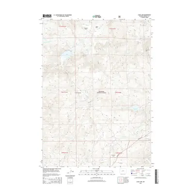 2015 Map of Louis Lake, 2015 Print