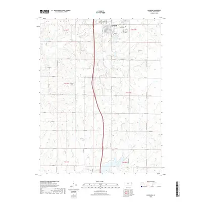2018 Map of Louisburg, 2018 Print
