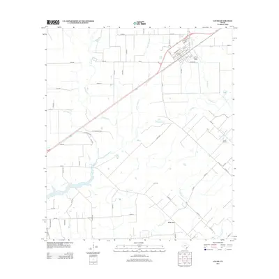 2013 Map of Louise, 2013 Print