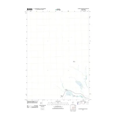 2011 Map of Louise Mountain, 2011 Print