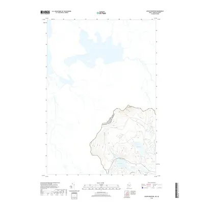 2018 Map of Louise Mountain, 2018 Print