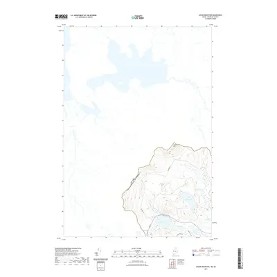 2021 Map of Louise Mountain, 2021 Print