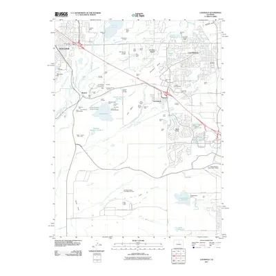 2011 Map of Louisville, 2011 Print