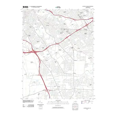 2010 Map of Louisville East, 2010 Print