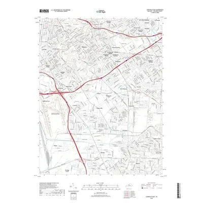 2019 Map of Louisville East, 2019 Print