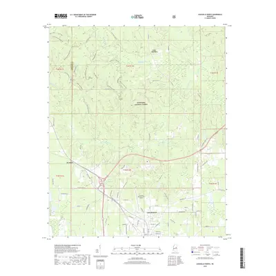 2018 Map of Louisville North, 2018 Print