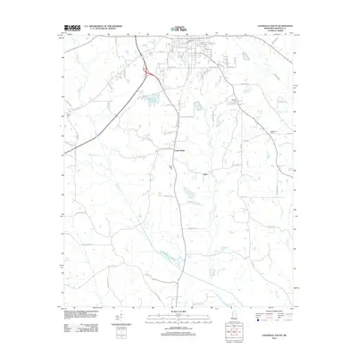2012 Map of Louisville South, 2012 Print