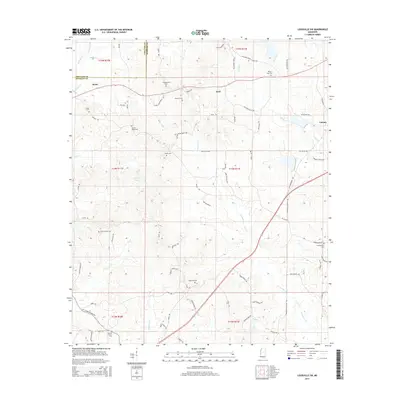 2015 Map of Louisville SW, 2015 Print