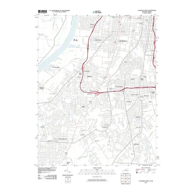 2010 Map of Louisville West, 2010 Print
