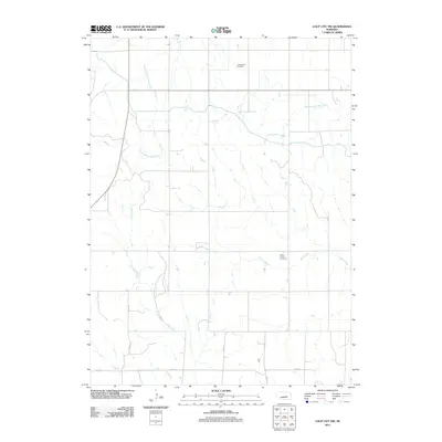 2011 Map of Loup City NW, 2011 Print
