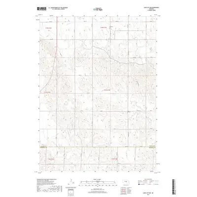 2017 Map of Loup City NW, 2017 Print
