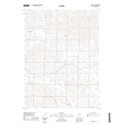 2017 Map of Loup City SE, 2017 Print