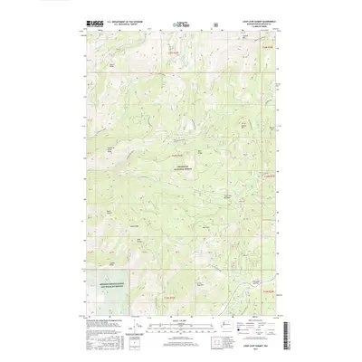 2017 Map of Loup Loup Summit, 2017 Print