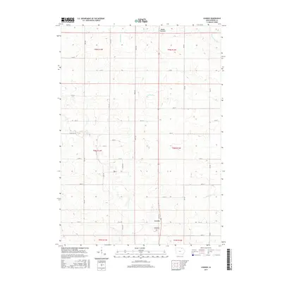 2015 Map of Lourdes, 2015 Print