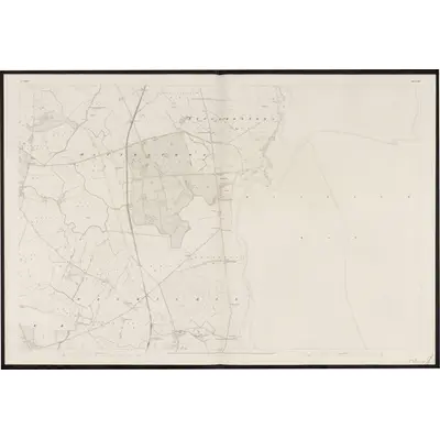 1835 Map of Louth - Sheet 12, 1862 Print