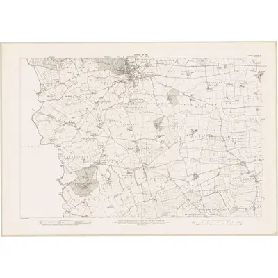 1908 Map of Louth - Sheet 17, 1911 Print