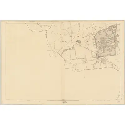 1835 Map of Louth - Sheet 20, 1837 Print
