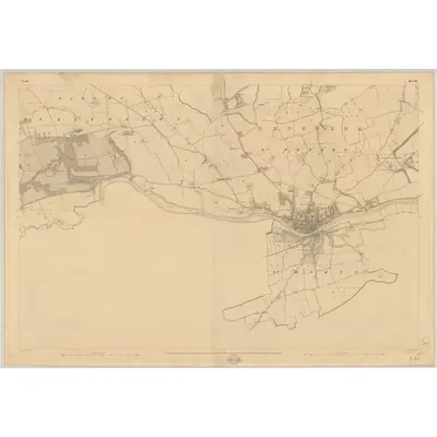 1835 Map of Louth - Sheet 24, 1837 Print