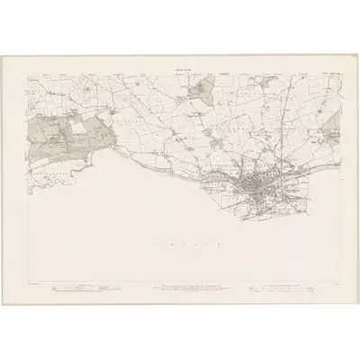 1909 Map of Louth - Sheet 24, 1912 Print