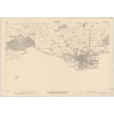 1940 Map of Louth - Sheet 24, 1949 Print