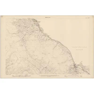 1907 Map of Louth - Sheet 5, 1910 Print