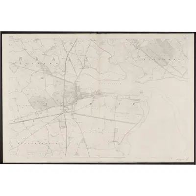 1835 Map of Louth - Sheet 7, 1862 Print