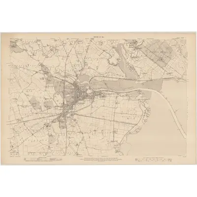 1908 Map of Louth - Sheet 7, 1911 Print