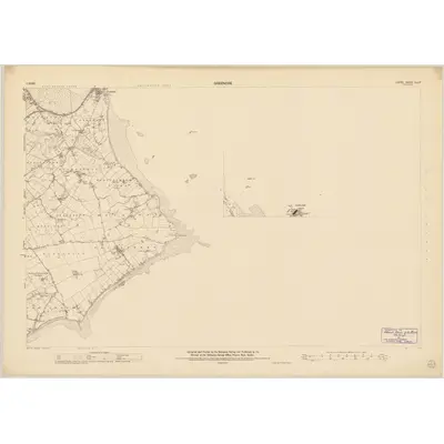 1939 Map of Louth - Sheet 9 & 9A, 1955 Print
