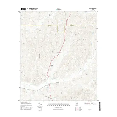 2014 Map of Louvale, 2014 Print