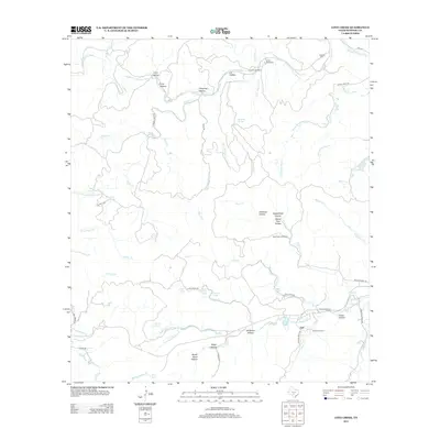 2012 Map of Love Creek, 2012 Print