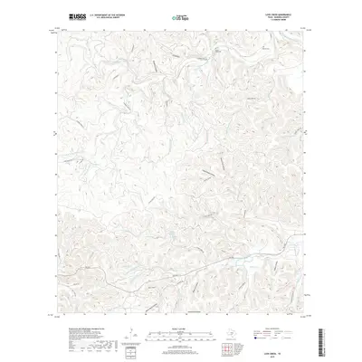 2019 Map of Love Creek, 2019 Print