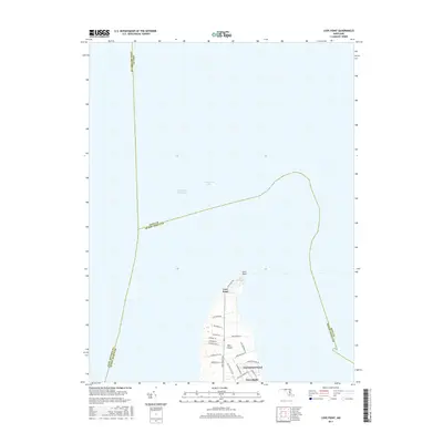 2017 Map of Love Point, 2017 Print