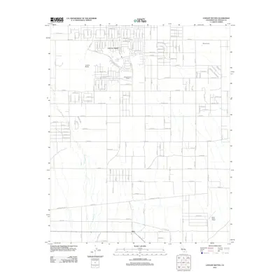 2012 Map of Lovejoy Buttes, 2012 Print