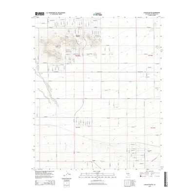 2015 Map of Lovejoy Buttes, 2015 Print