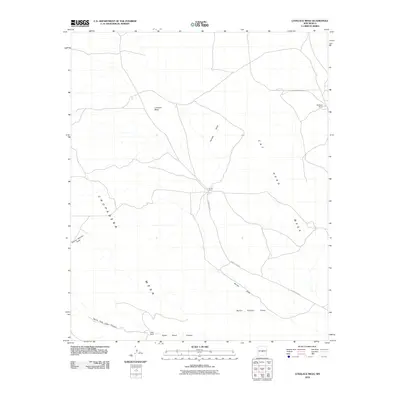 2010 Map of Lovelace Mesa, 2010 Print