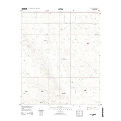 2013 Map of Lovelace Mesa, 2013 Print