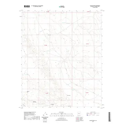 2020 Map of Lovelace Mesa, 2020 Print