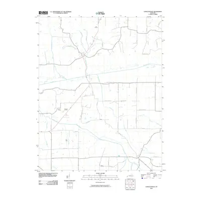 2010 Map of Lovelaceville, 2010 Print