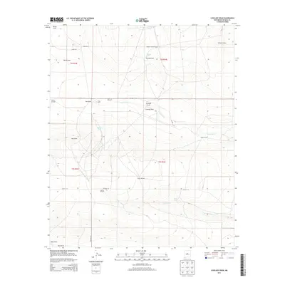 2013 Map of Lovelady Draw, 2013 Print